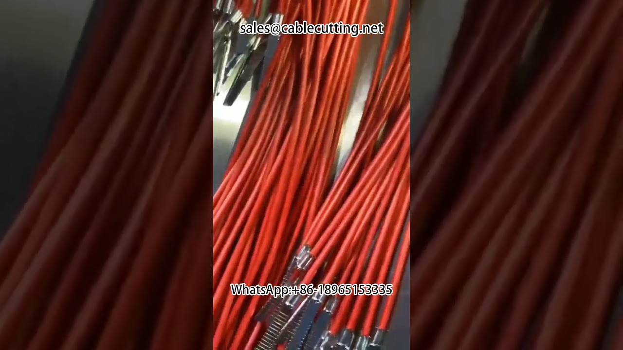 Máquina Automática de Terminação Dupla Cabeça para Plugues à Prova d'Água | Decapagem e Crimpagem #terminalmac