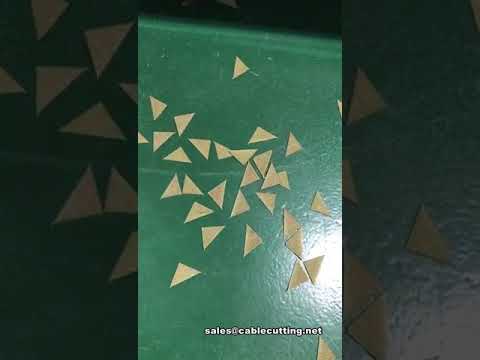 Máquina de Corte Ultrassônico Multifuncional para Fitas e Cintas, Cortadora de Formato Triangular