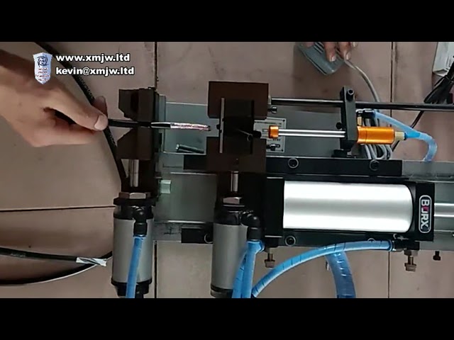 Máquina de Descascamento de Fios Computadorizada 310 - Descascador Pneumático a Quente para Cabos Multipolares