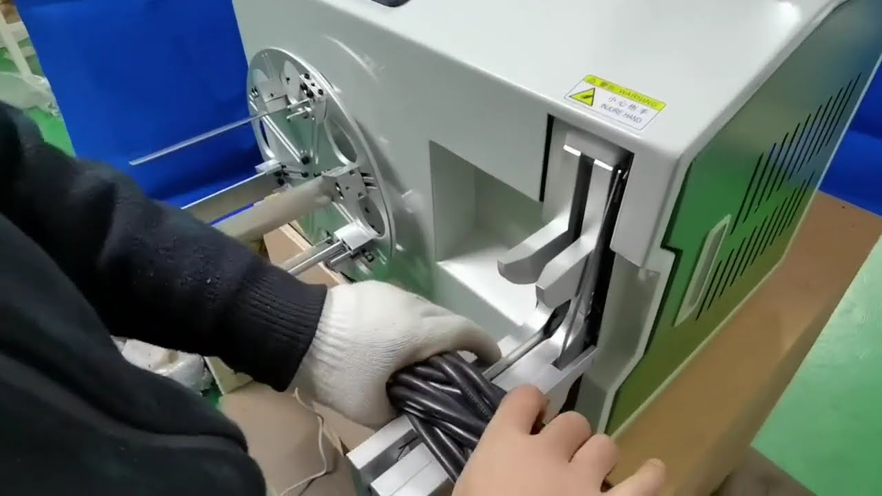 Máquina de Bobinar e Amarrar Automática 4080mm – Solução Industrial para Embalagem de Fios