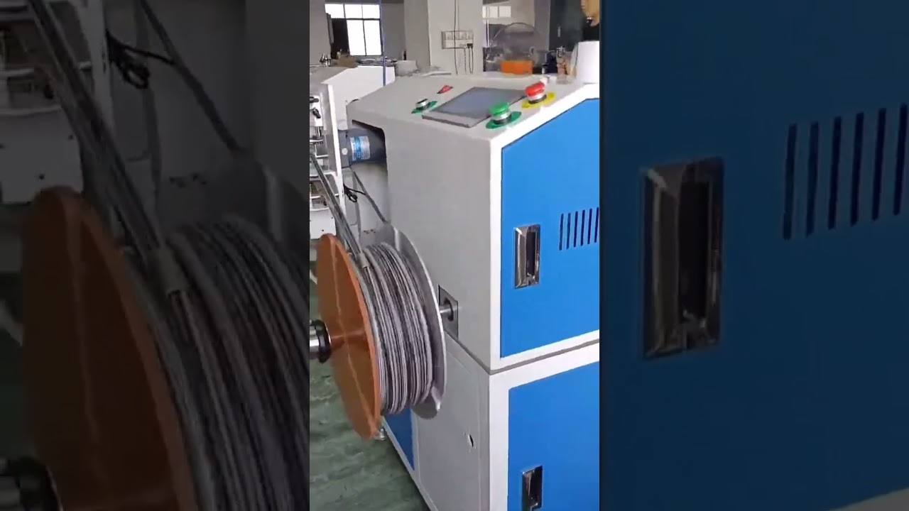 Automatize seu Processo: Máquina Integrada de Contagem, Classificação, Corte, Enrolamento e Bobinamento de Tubos (1-16mm, 15kg)