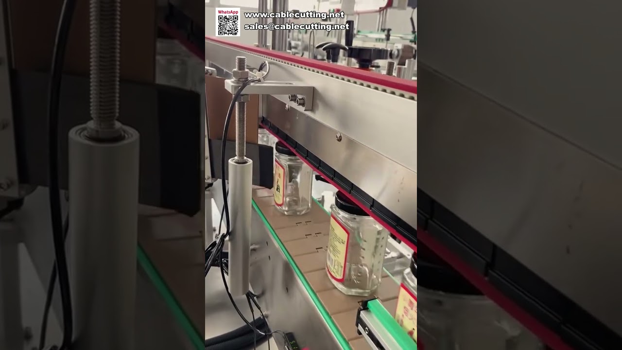 Máquina Rotuladora Automática de Alta Capacidade para Garrafas Redondas – Aplicador de Etiquetas Rápido para Frascos e Latas