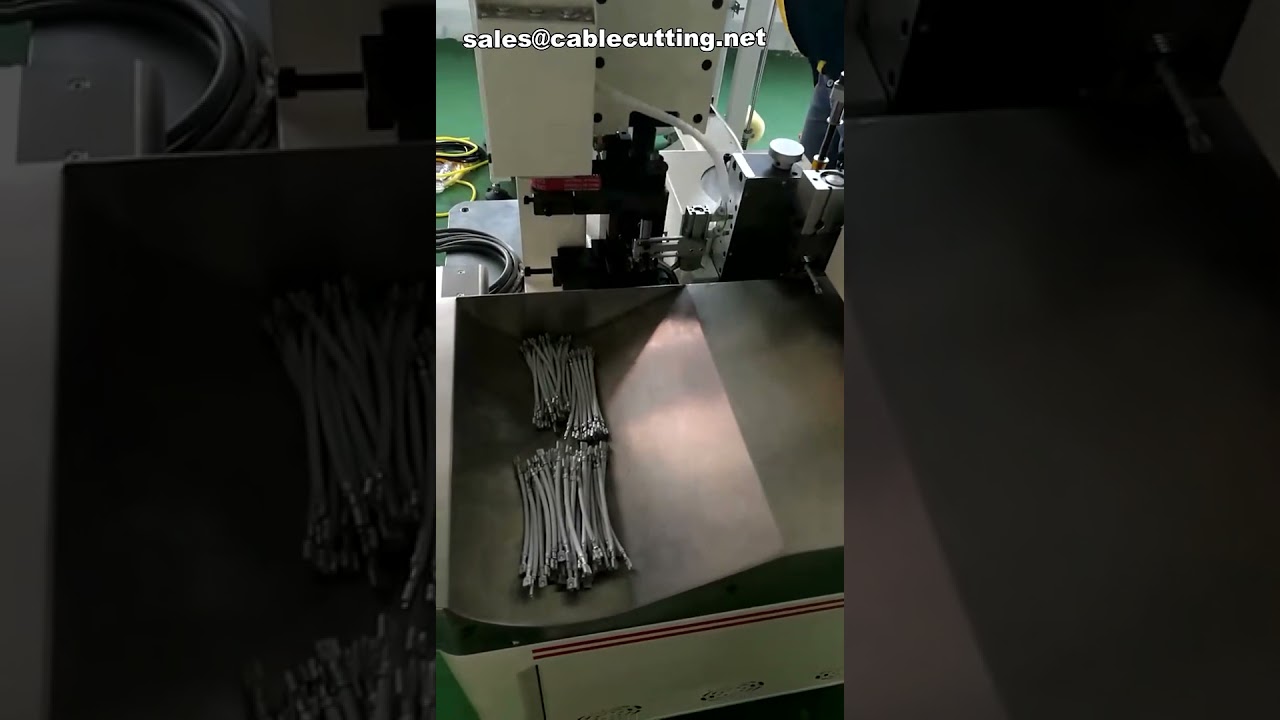 Máquina Automática de Prensagem e Crimpagem para Terminais Elétricos e Cabos Planos
