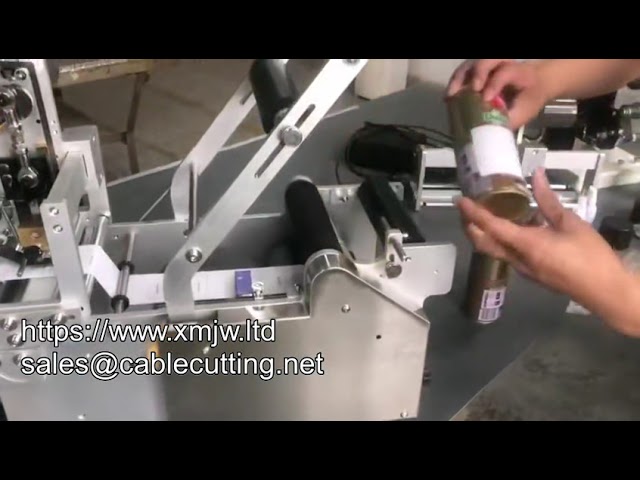 Máquina de Rotulagem Manual para Garrafas Redondas