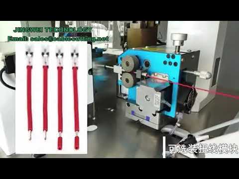 Máquina Totalmente Automática para Descascar, Crimpar e Torcer Fios Elétricos