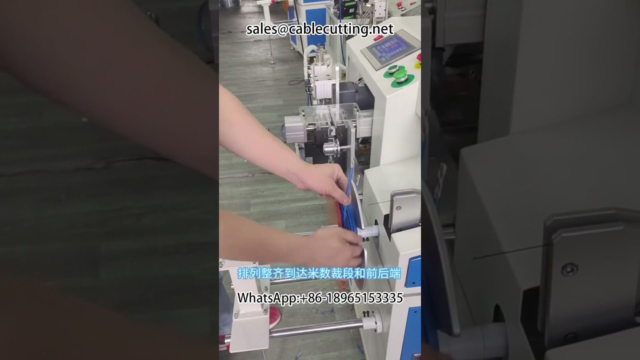 Máquina automática de contagem, enrolamento, amarração e decapagem de arames #processamentodearames #enrolamentodearames #redes