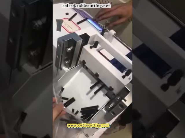 Máquina Automática de Corte de Mangueiras e Tubos Termoencolhíveis【Cortador de Tubos PVC】