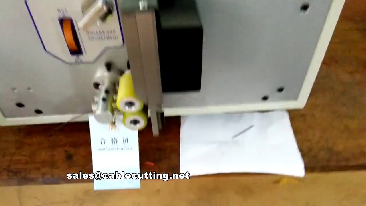 Máquina automática de corte de cabos de fibra óptica, cortadora de fios automática