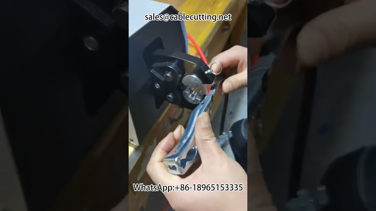 Máquina Pneumática de Crimpagem para Terminais Jacaré - Equipamento de Automação Industrial