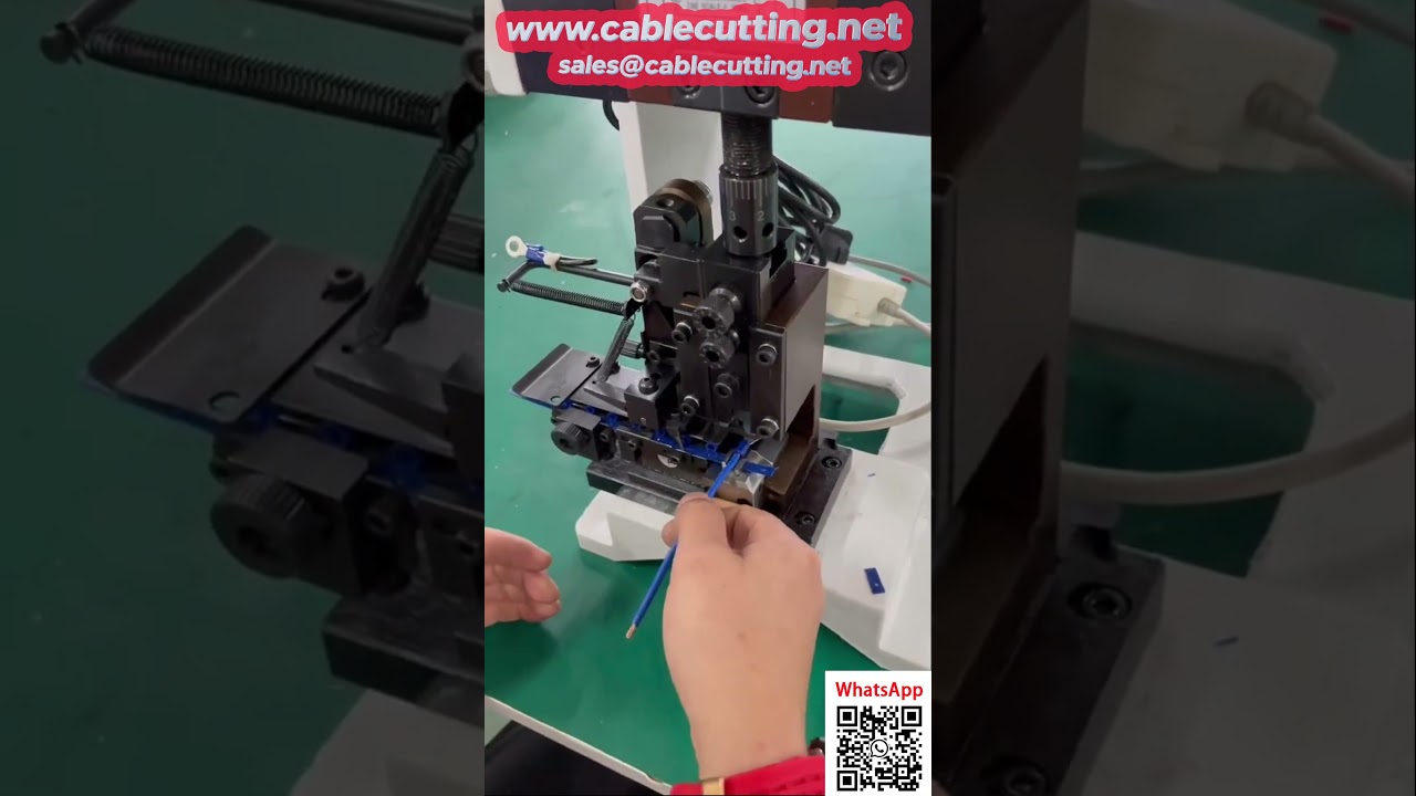 Máquina de Crimpagem de Terminais Personalizável com Alimentação Automática para Alta Produtividade