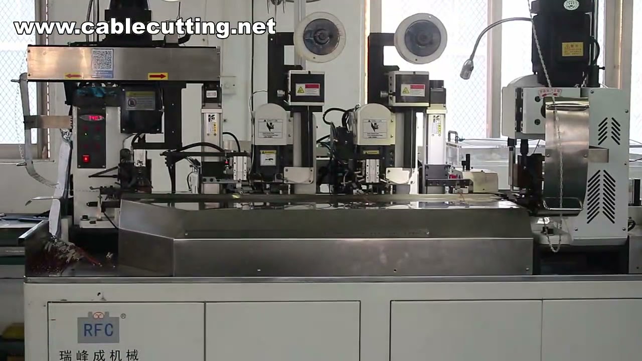 Máquina Automática de Emendar e Crimpar Terminais | Alta Velocidade e Precisão Industrial