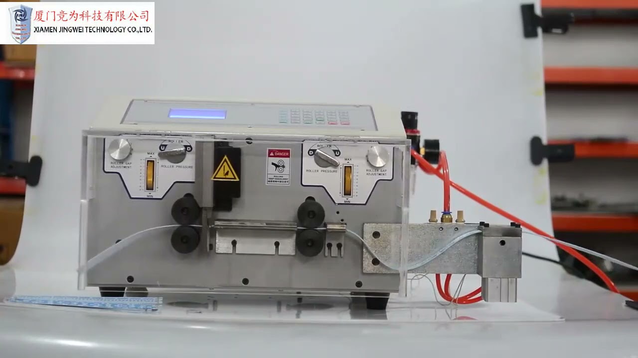 Descascador de Fios com Medidor Regulável | Máquina de Corte e Decapagem de Cabos Industriais