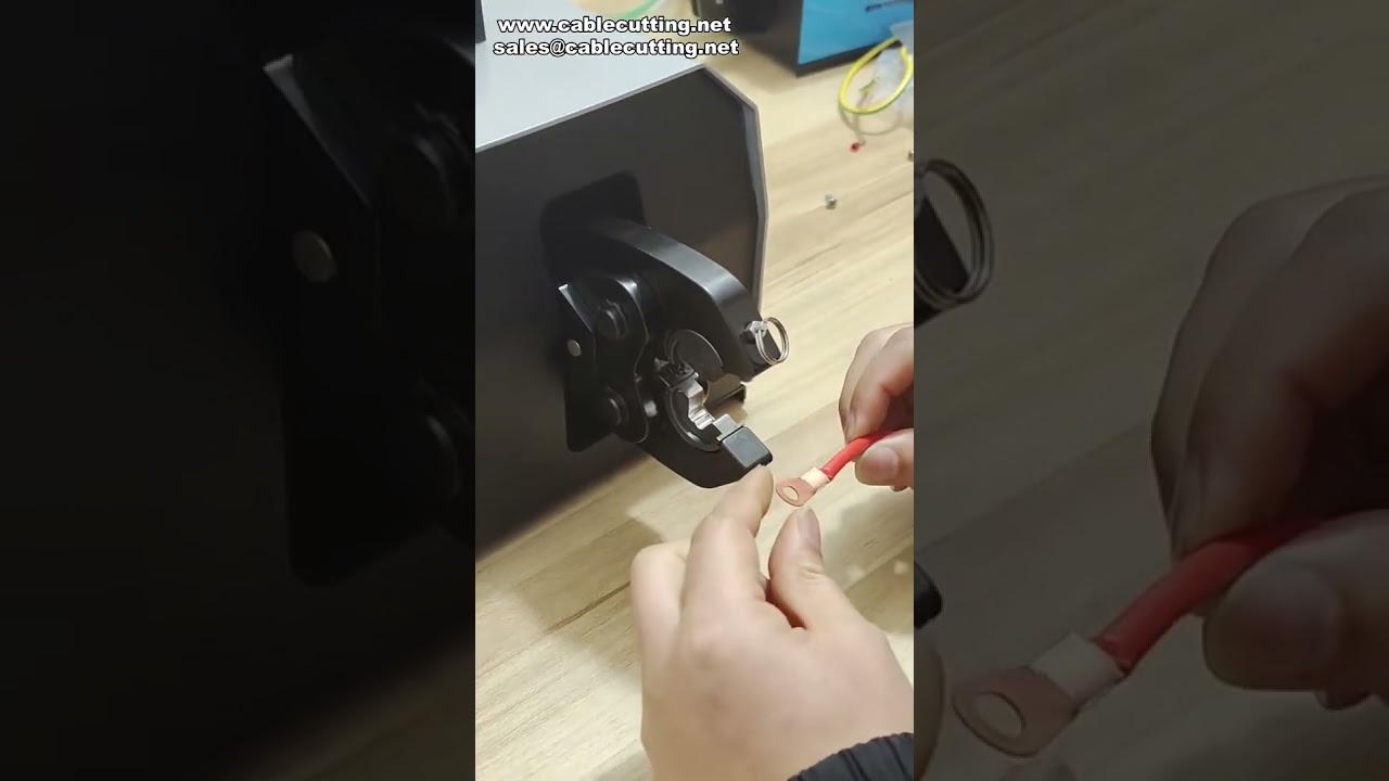 Crimpador Pneumático 120L para Terminais Abertos 5-300A - Ferramenta de Crimpagem Industrial
