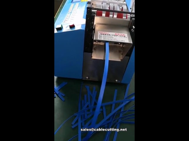 Máquina de Corte Automática para Arame de Aço Revestido com PE e Tiras de Aço