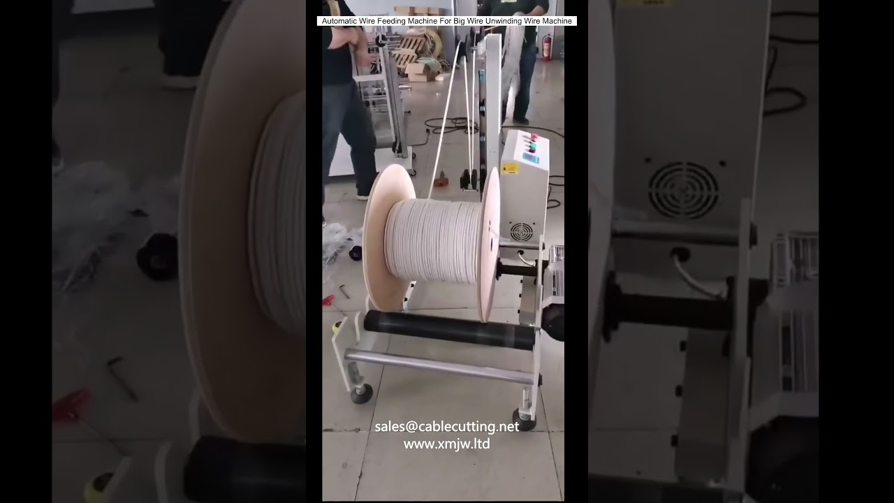 Máquina Automática de Alimentação de Fio para Desbobinamento de Fios Grossos | Produtividade Industrial