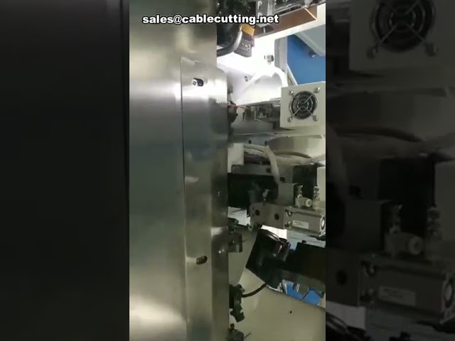 Máquina Automática de Decapagem, Corte e Crimpagem de Fios | Eficiência em Processamento de Terminais