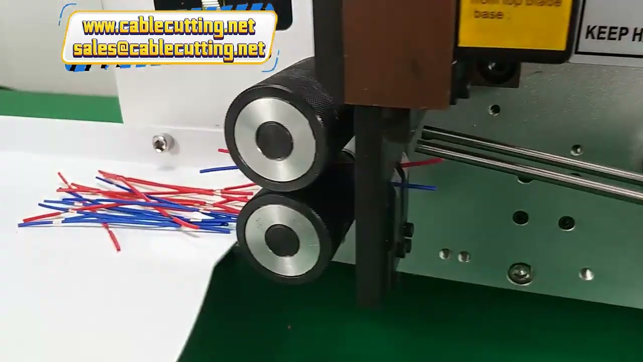 Máquina de Corte e Decapagem de Cabos Elétricos | Seção Transversal de 0,02 mm