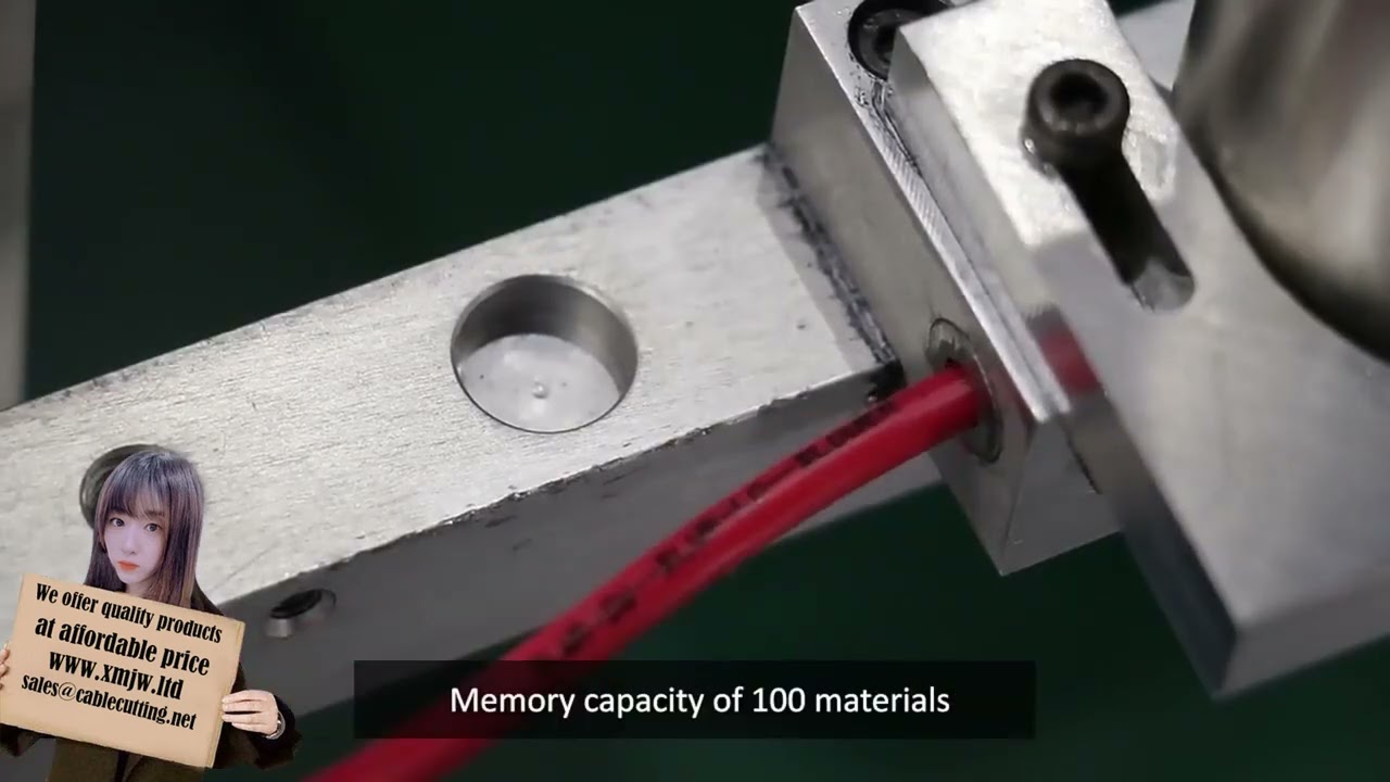 Máquina Automática de Corte, Decapagem e Impressão a Jato de Tinta para Cabos - Marcadora de Fios