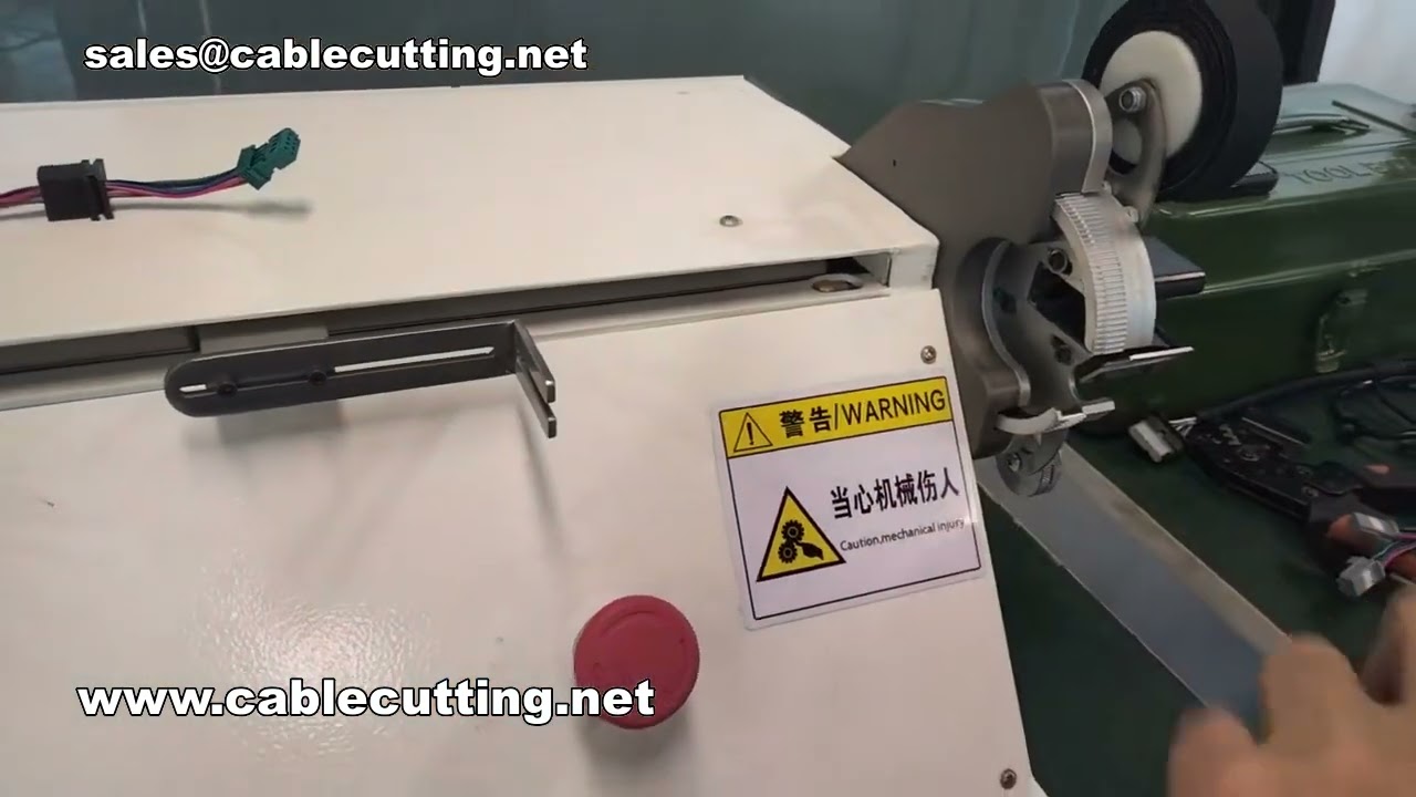 Máquina de Tape Contínuo com Fita de Acetato | Velocidade e Espaçamento Ajustáveis | Automação de Chicotes Elétricos