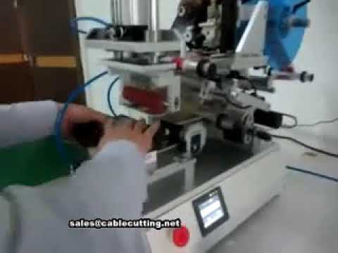 Máquina Rotuladora Automática para Garrafas Redondas e Planas