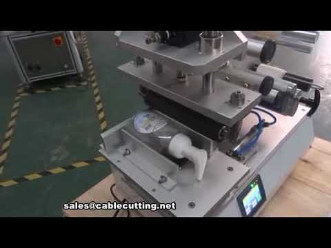 Rotuladora semiautomática manual para superfícies planas - Equipamento de rotulagem eficiente