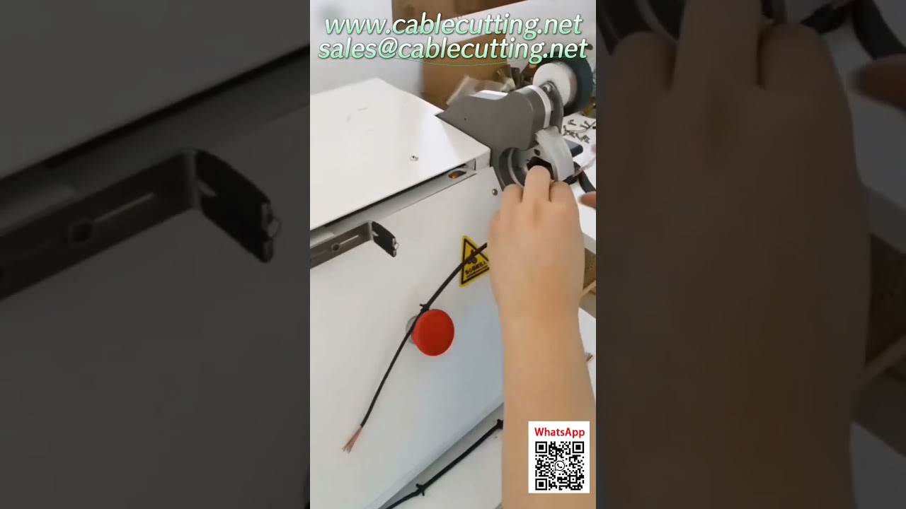 Máquina de Corte e Decapagem Automática de Fios - Alta Eficiência