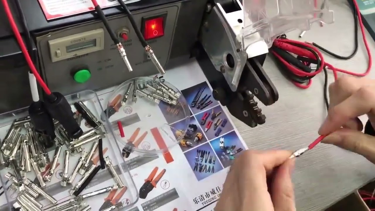 Máquina de Crimpagem Elétrica EM6B2 PRO – Ferramenta Versátil para Crimpar Terminais