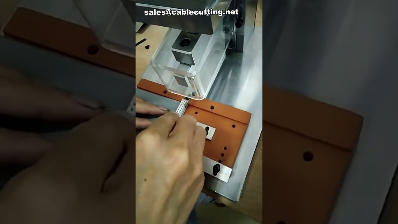 Máquina de Prensagem de Cabo IDC | Crimpagem Automática para Conectores de Fita