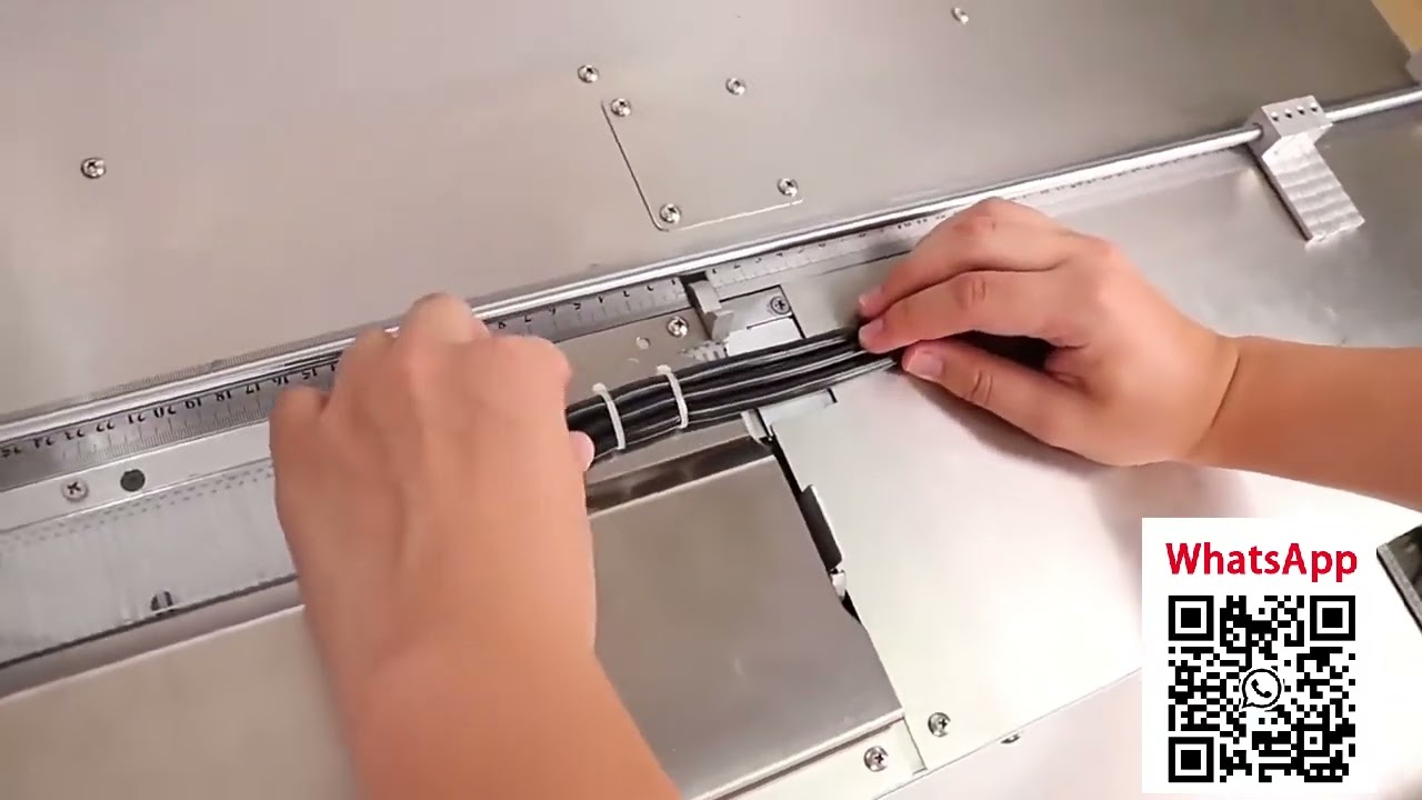 Máquina Automática de Amarrar Cabos | Sistema de Empacotamento Industrial