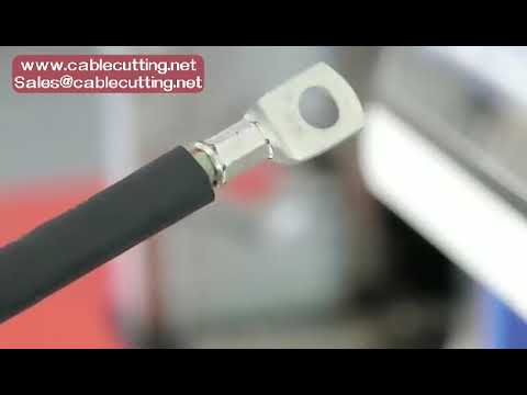 Máquina de Crimpagem de Terminais Semi-Servo 30T, Crimpadeira de Cabos Elétricos