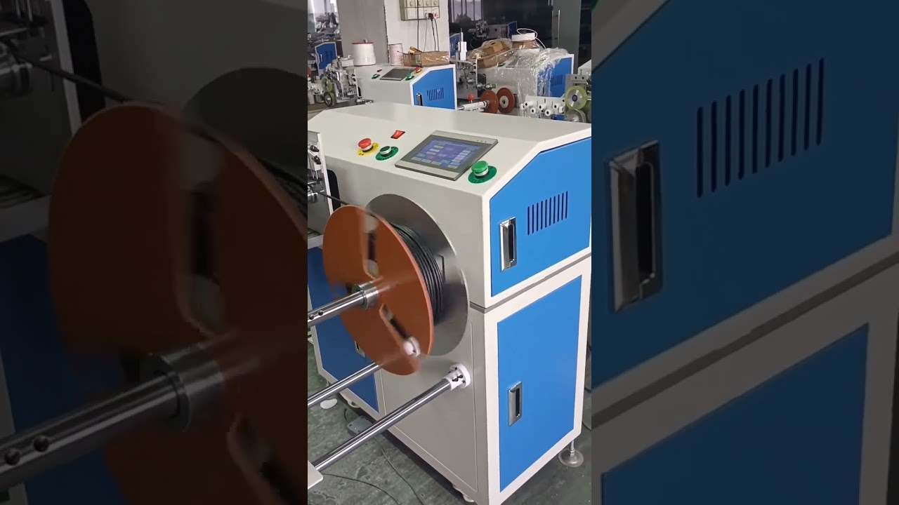 Automatic Wire Meter Counting, Cutting & Coiling Machine with Precise Traversing