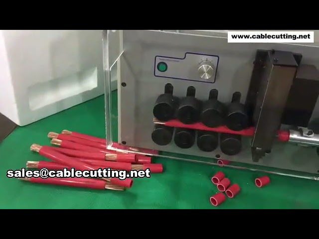 Máquina Industrial MAX3: Descasque e Corte Cabos de 150mm² com Alta Eficiência