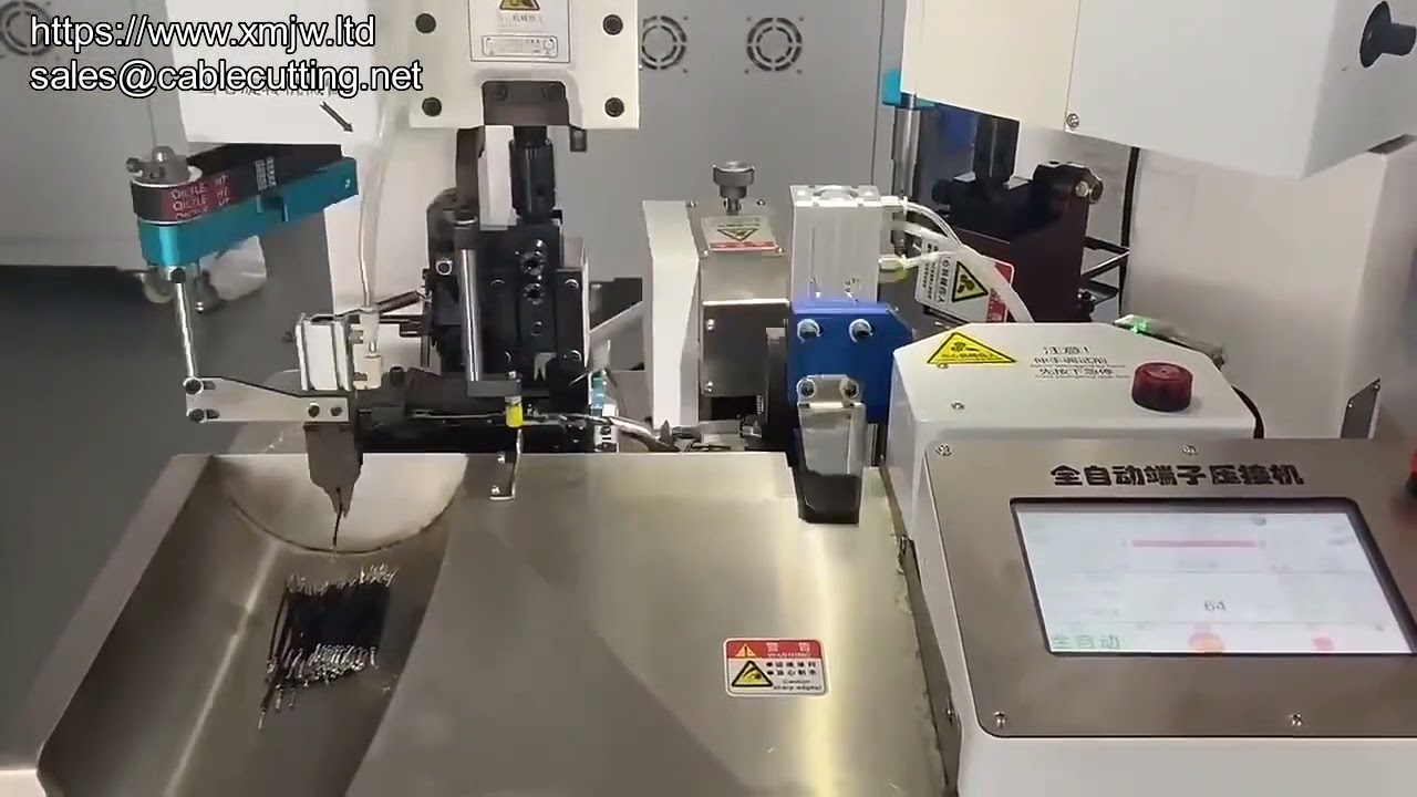 Máquina de Crimpagem Horizontal 2 Toneladas – Corte, Decapagem e Crimpagem de Duas Pontas