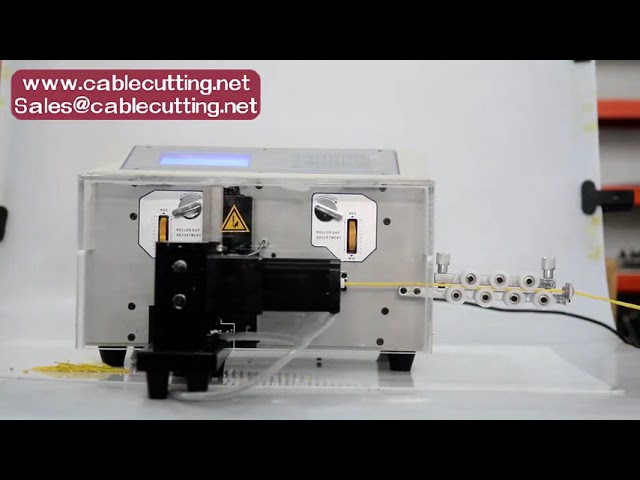 Máquina de Corte, Decapagem e Torção de Fio Duplo 6mm² - Automatize sua Produção