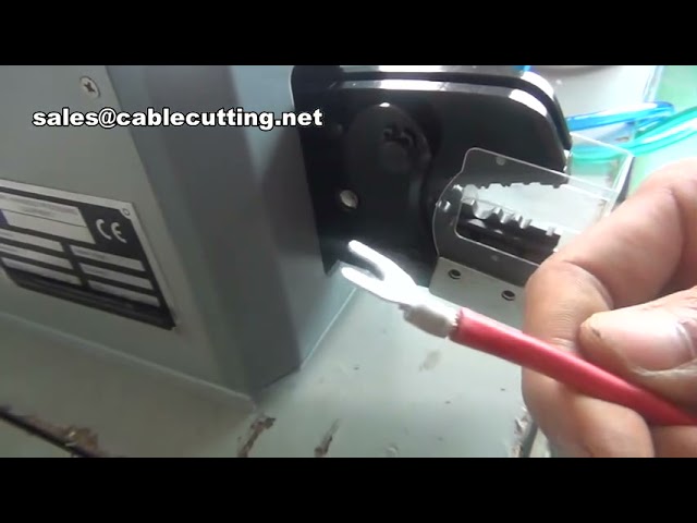 Máquina de Crimpagem de Terminais Pré-Isolados | Crimpadeira Automática para Chicotes Elétricos