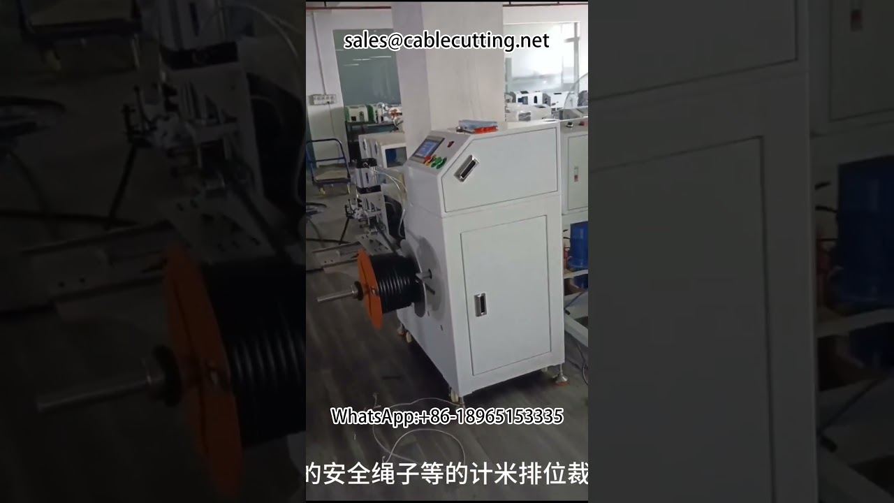 Wire and Cable, Brake Duct, AC Duct Meter Counting, Cutting, Winding, and Rewinding Machine