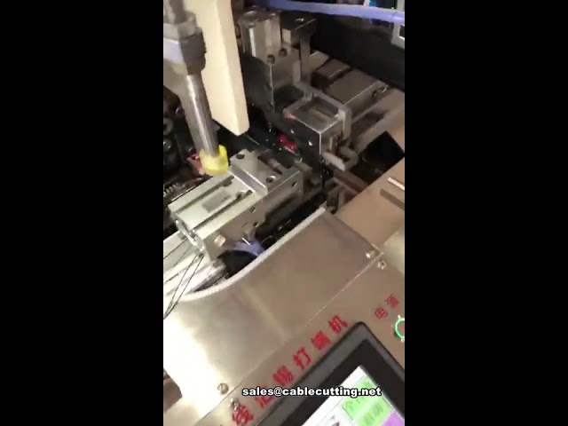 Máquina Automática de Crimpagem e Tipping para Cinco Fios - Equipamento de Alta Precisão