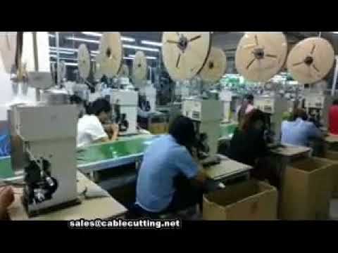 Máquina Semiautomática de Decapagem e Crimpagem de Fios