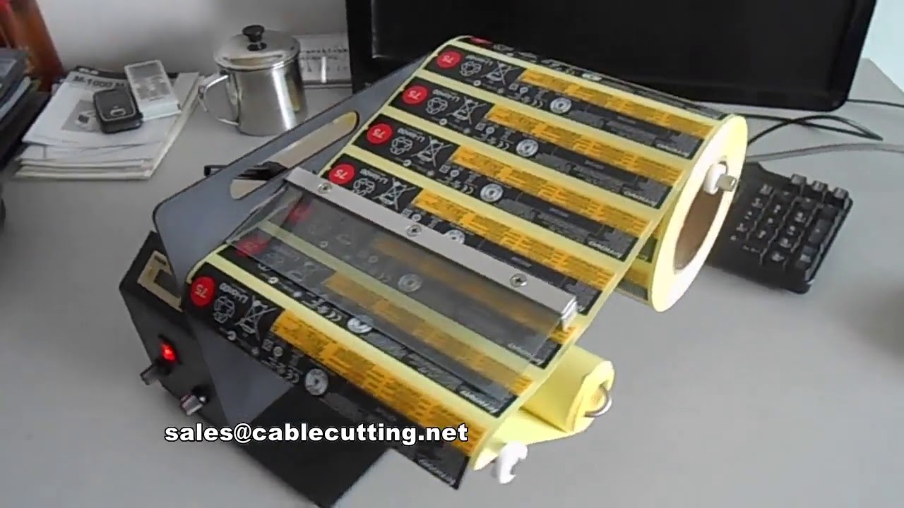Dispensador Automático de Etiquetas com Decapador para Larguras 160mm e 205mm