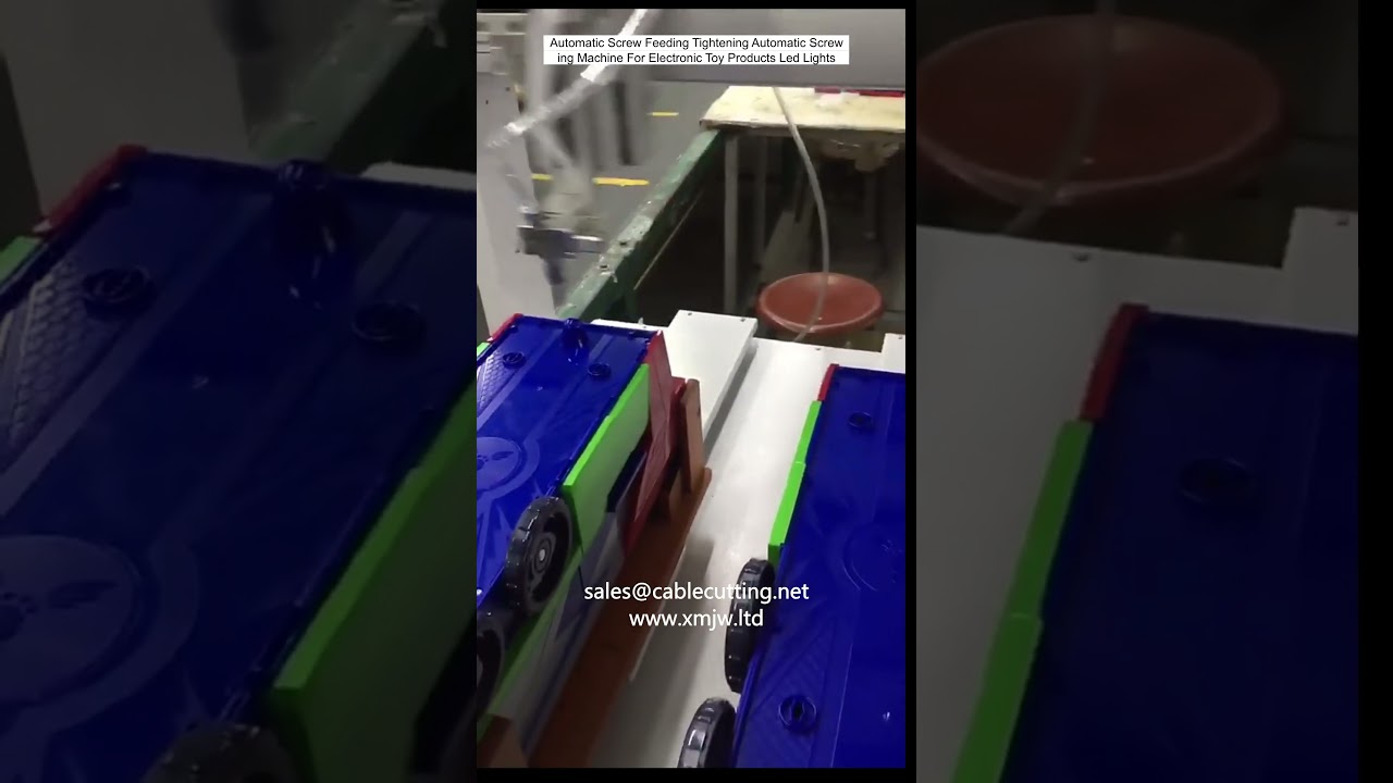 Máquina Automática de Alimentação e Aperto de Parafusos para Eletrônicos, Brinquedos e LEDs