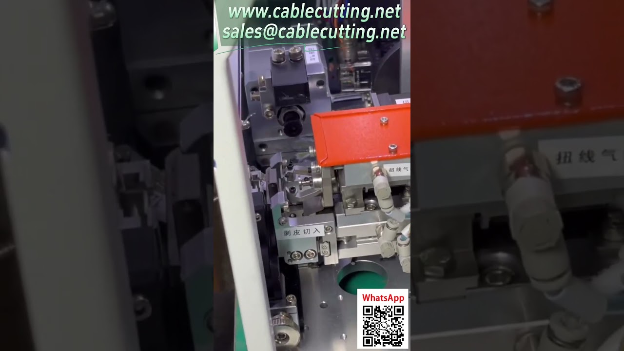 Máquina de Crimpagem Automática de Terminais Tubulares - Formato Quadrado Perfeito #AutomaçãoIndustrial