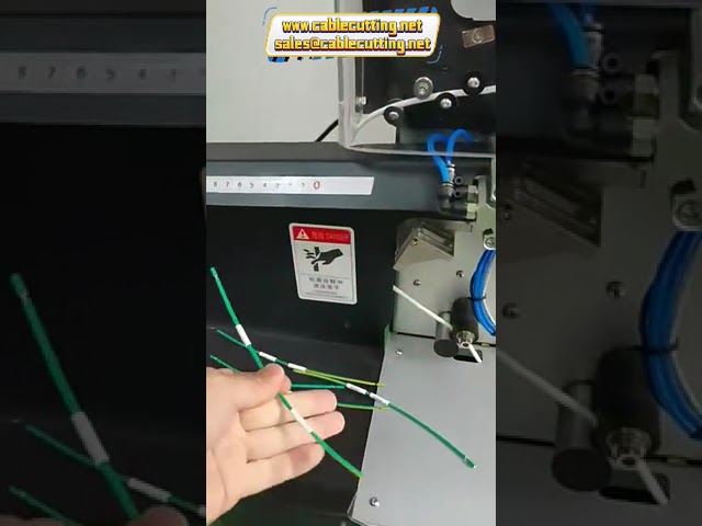 Máquina de Corte e Impressão de Tubos Numerados | Equipamento de Processamento de Fios
