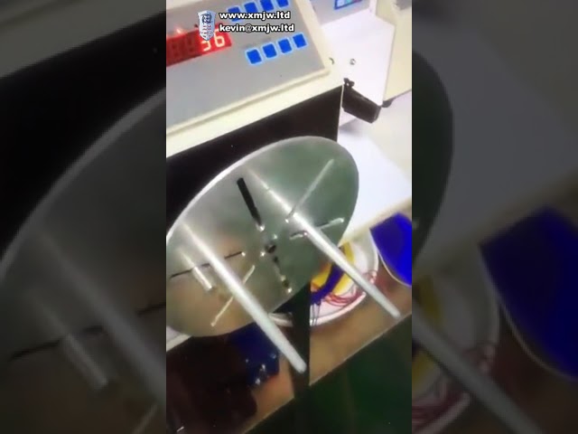 Máquina Semiautomática Flexível para Enrolar Fios de Bobina | Enrolador de Fio para Fones de Ouvido