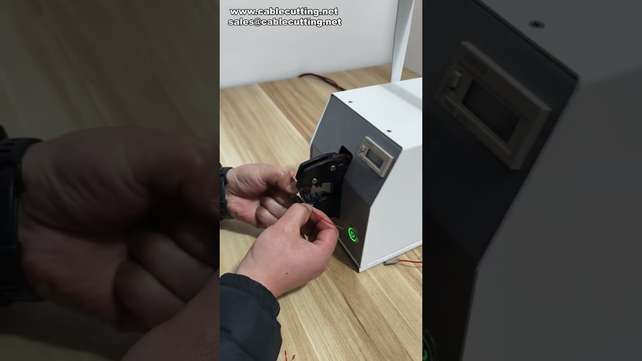 Máquina Elétrica de Crimpagem de Terminais para Fios Finos (0-14 AWG)