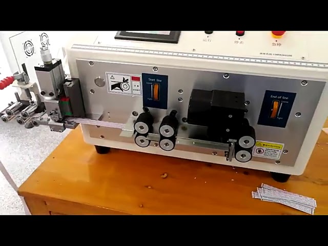 Máquina Automática de Corte e Decapagem de Cabo Fita Plana – Mais Vendida (2-40 Pinos)