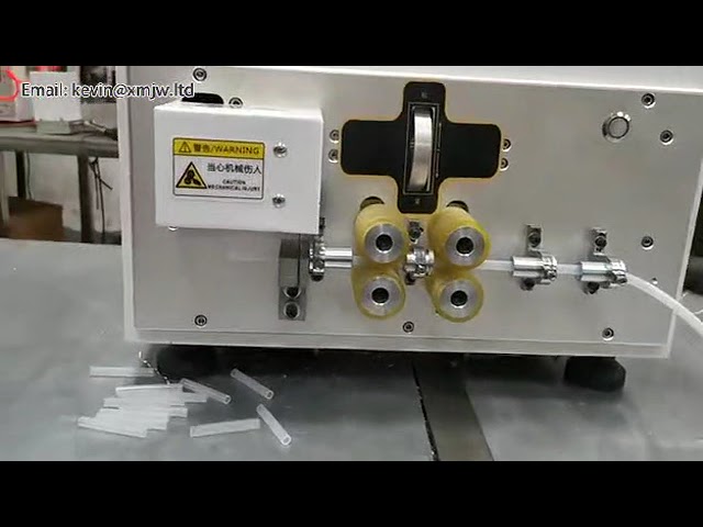 Máquina de corte computadorizada para tubos de silicone e termoencolhíveis | Cortador rápido OD 1-10mm para PPC, PE