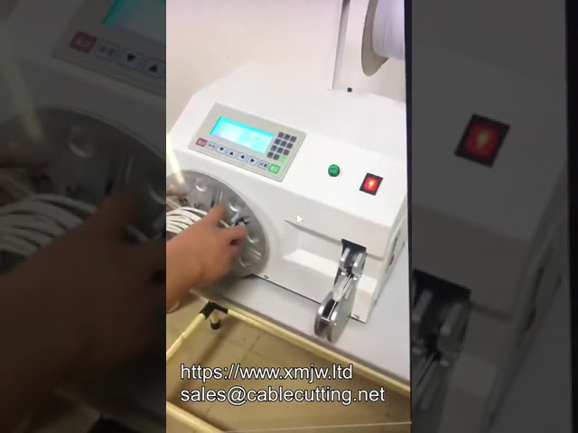 Máquina Semi Automática de Amarração de Fio Duplo WPM 90 | Bobinadora e Enroladora de Cabos