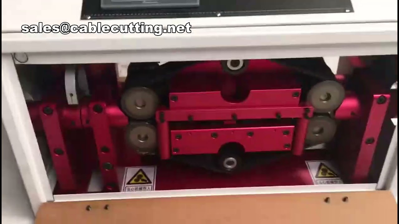 Máquina de Corte de Tubo Corrugado e Mangueira Plástica Circular - Cortador Automático de Alta Precisão