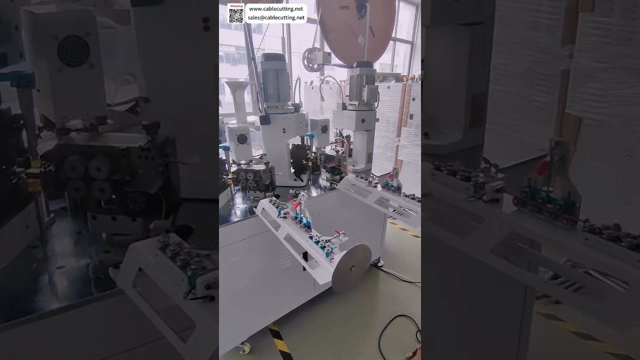 Máquina de Crimpagem de Terminais para Emendar Cabos de Diferentes Tamanhos | Ferramenta Automática para Chicotes Elétricos