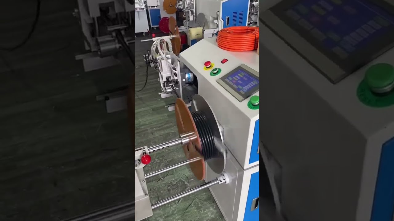 Máquina de Enrolamento e Corte Preciso para Cabos de Rede - Modelo 163